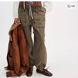 Free People Olive Green Pants